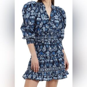 Love The Label Blue Eleanor Long Sleeve Dress